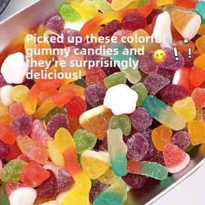 QUFANGZHI | Colorful Burst Soft Candies for Kids Leisure Snacking