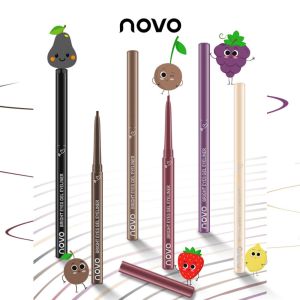NOVO 6 Color Eyeliner Pen Gel Eye Liner Long-lasting Waterproof Sweat-proof No Smudging Eye Liner Pencil Eye Makeup Maquillaje