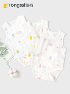Summer Thin Mesh Baby Romper Triangle Crawling Suit Newborn All-Match Sleeveless Clothes for Boys And Girls Toddler Clothes