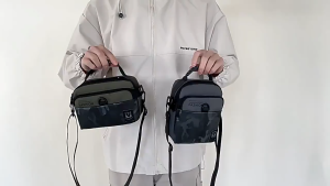 SEA YADOU  กระเป๋าสะพายข้างผู้ชายแบบใหม่ ทำจากผ้าออกซฟอร์ด เบา รักษาระดับอุณหภูมิ ขยายได้ สำหรับธุรกิจและใส่สบาย