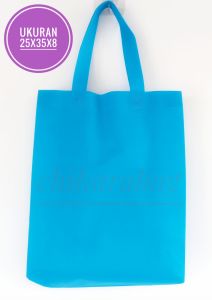 tas goodie bag handle bag 12 pcs  ukuran 25x35x8 ketebalan 75gsm