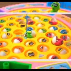 15/21/45 Pcs Kids Fishing Fish Toys Set Electric Rotating Parent child Interaction Educational Music Memancing ikan