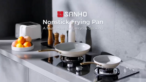 SANHO Etched Honeycomb Frying Pan Kitchenware Pan Suitable for All Stoves Multiple sizes available