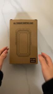 Asafee CA-008 Super Bright Wide Range Headlight Outdoor Camping Lamp Shade Tent Lamp 1200LM Portable Safety Emergency Lamp Waterproof Power Display Solar Lamp