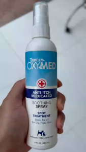 TROPICLEAN OXYMED xịt giảm ngứa cho thú cưng 236ml