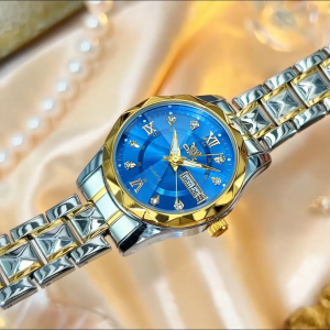 OPK Jam Tangan Wanita Elegan 2025 Luxury Mewah Orginal Tahan Air Rantai Stainless Steel Anti Karat Luntur