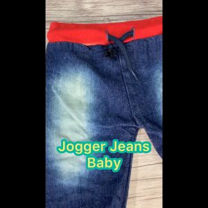 SELUAR JEANS BABY SIZE NEWBORN-1 TAHUN MATERIAL DENIM JOGGER BABY BABY JEANS BOYS PANTS SELUAR JEANS BUDAK