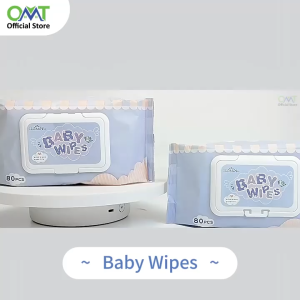 Premium Baby Wet Wipes 80 Sheets Gentle for Baby Skin Extra Thick