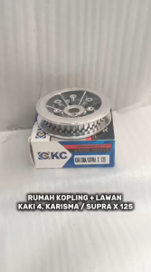 Rumah kopling kaki 4 plus lawan kaki 4 KARISMA SUPRA X 125 KC