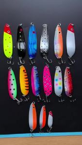 fishingfans | Mồi Câu Cá Hồi FISHINGFANS Dạng Thìa 17g 23g Mồi Giả Jerkbait Jigbait Câu Cá Nước Ngọt Mồi Thìa Rung Jerkbait