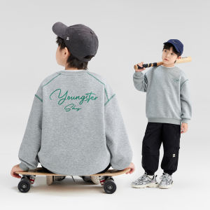 Thickened Fleece Hoodie Childrens Clothing Boys Winter Coat Warmth New Year Red Outerwear Casual Cotton Long Sleeve Sweatshirt