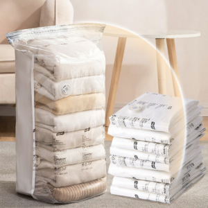 TAILI | Vacuum Compressed Storage Bag for Clothes and Quilts Easy Air Removal