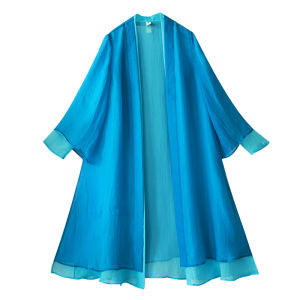 Dunhuang Hanfu Reformulated Song Dynasty Open Cardigan Womens Long Autumn Strap Waist Cinched Silk Half Skirt Set