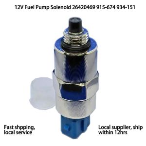 PERKINS FG WILSON SOLENOID 26420469 915-674 934-151 WITH JPT CONNECTION FOR FUEL PUMP DIESEL GENERATOR SPARE PARTS