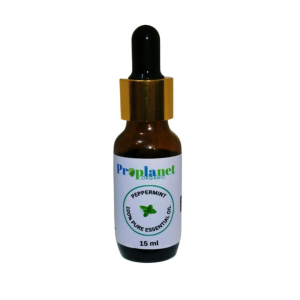 100% Pure Peppermint Essential Oil 15 ml with Glass Dropper