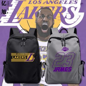 กระเป๋าเป้สะพายหลังผ้าไนลอนกันน้ำสำหรับนักเรียนมัธยมต้นและมัธยมปลาย กระเป๋าเป้สะพายหลังแบบใส่คอมพิวเตอร์ขนาดกลางสำหรับผู้ชายและผู้หญิงที่ชื่นชอบบาสเก็ตบอล เสื้อผ้าและอุปกรณ์เสริม