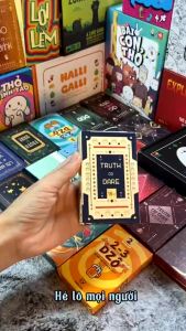 [Truth Or Dare 18-] Bộ Bài Drinking Game Thật Hay Thách 50 Lá Lói Lèm Nói Hay Làm Bài Uống Boardgame Đồ Chơi Nhóm Bạn