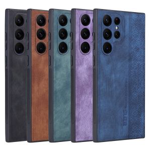 Da Retro Slim trường hợp đối với Samsung Galaxy A13 A23 M23 A33 A53 A73 A52 a52s 4G 5g ống kính máy ảnh Vỏ chống sốc bảo vệ