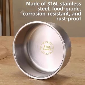 Jiaxun | 316 Stainless Steel Egg Steaming Bowl with Lid