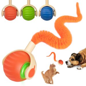 New Cat Interactive Ball Toys Bite Resistant Automatic Cat Teasing Ball Rolling Ball Smart Pet Electric Toy Dog Cat Training