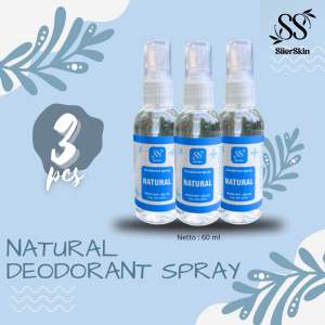 (BPOM) Deodoran Natural Spray Tawas isi 3 by S iierSkin 100% non Alkohol
