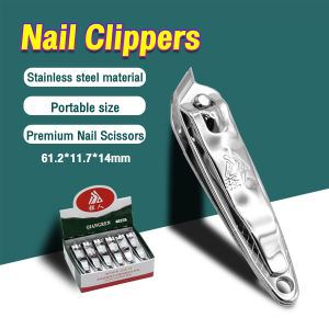 LoviRa Silver Slant Edge Finger Nail Clippers Pedicure Manicure Trimmer Cutter Tool