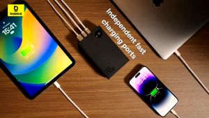 【Local Stock-48 hours shipped】Baseus Powerbank 140W Max Laptop Fast Charging 140W 24000mAh Portable Charger with 2 USB C and 1 USB A Power Bank Compatible with HP Surface iPad iPhone Galaxy S23 iWatch etc