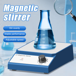 2025 New C2 2L Magnetic Stirrer Mixer With Stir Bar AC 100-240V 50HZ/60HZ 2500 RPM Laboratory Mixer Liquid Stirring Machine