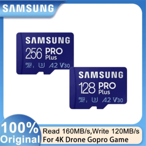 Samsung Pro Plus Original Micro SD Memory Card C10 TF SDxC 128GB 256GB 512GB U3 4K No Refurbished And Brand New Products Suitable For Mobile Phones Drone Cameras Free Shipping