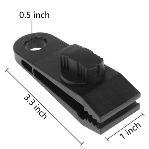 Kẹp Lều Ngoài Trời Bằng Nhựa Cố Định Kẹp Cắm Trại Chống Gió Phụ Kiện Cắm Trại Bền Bỉ Kẹp Lều Cắm Trại Ngoài Trời