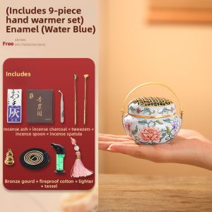 Creative Enamel Palace Hand Warmer Incense Burner
