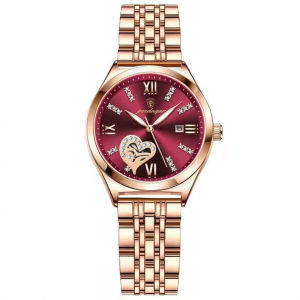 POEDAGAR Top Luxury Woman Watches Waterproof Luminous Date Stainless Steel Womens Quartz Wristwatch Elegant Dress Ladies Watch