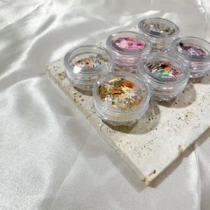 Set phụ kiện trang trí ẩn nail 6 hủ siêu xinh