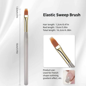 1/2PCS Nail Art Liner Brush Ultra Thin French Stripe Nail Line Brush Slender Long Line Drawing Tool for DIY Home Salon Supplies