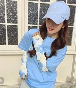 Găng tay chống nắng lụa lạnh bao tay chống nắng UV họa tiết nơ hoa thời trang dễ thương - Alice Store