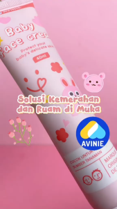 Avinie Baby Face Cream 40ml Krim Wajah Bayi Kemerahan by Dr.Isla