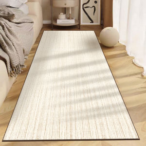 Waterproof Cream Style Minimalist Long Thick Carpet
