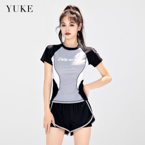 YUKE | Conservative Two-Piece Swimwear Fat Concealing