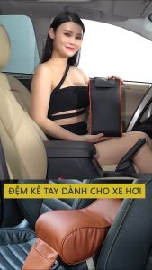 Đệm Tỳ Tay Ô Tô Cao Su Non Bọc Da Cao Cấp