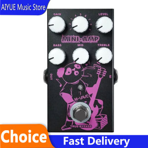 M-VAVE | M-VAVE Guitar Effects Pedal MINI-AMP Pre-amp Simulation Effect Pedal 9 Classic Amp 3 Band EQ True Bypass Electric Guitar Parts