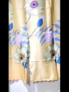 LWEL 85 x 185cm window curtain bedroom living room rod curtain cartoon butterfly flower leaf style