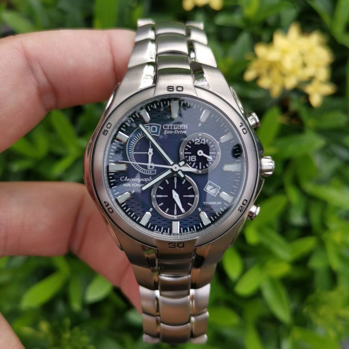 ng H Nam Si Nh t CITIZEN Eco Drive H570 S030757 Chronograph Titanium Size 40.5 mm Size Day 19.5 cm N.90 Lazada.vn