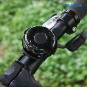 JUSTINLAU Bicycle Handlebar Bell Mountain Bike Rotating Horn Safe Riding Aluminum Alloy Handlebar Metal Ring Riding Accessories