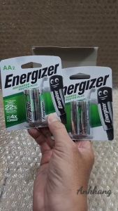 Combo 2 vỉ pin sạc AA 2000mAh Energizer 1.2V hàng chính hãng