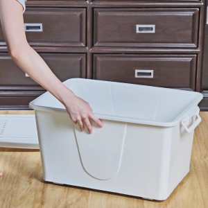 45 ลิตร กล่องพลาสติก No.302 ล้อ - กล่องพลาสติก มีล้อ