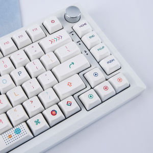 Bộ Keycap PBT 127 Phím Chủ Đề Neon Profile XDA Bố Cục ISO Tương Thích Với Switch Cherry MX RGB Bàn Phím Cơ Hỗ Trợ Tiếng Anh & Hàn Quốc