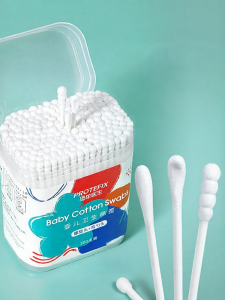 PROTEFIX | Baby Ears and Nose Cleaner Ultrafine Cotton Swabs
