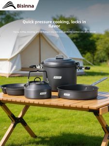 BSWOLF | Portable All-in-one Cooking Camping Cookware