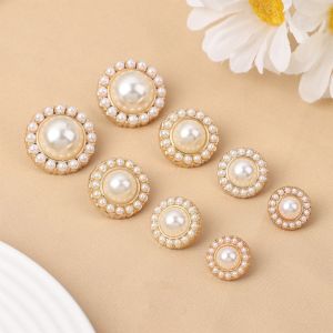 FLUOROSCOPYSHOP67OP5 10Pcs Clothing Accessories DIY Ornaments work Pearl Clothing Buttons Sewing Accessories Shirt Buttons