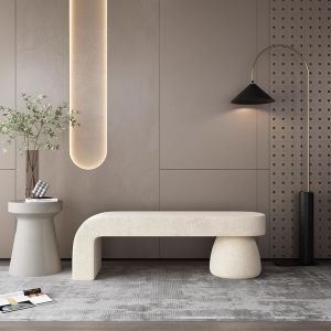 Simplistic Elegant Bench for Shoes and Resting